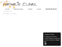 Tablet Screenshot of nathalie-elbaz-cleuet.com